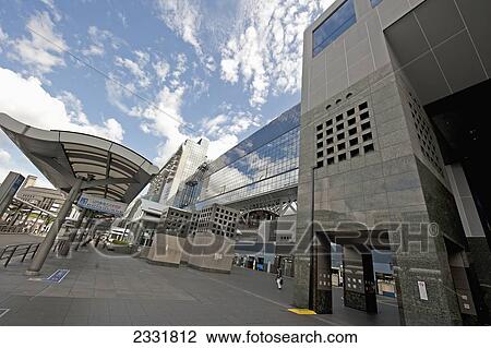 Stock Image - Japan, Kyoto Train Station; Kyoto. Fotosearch