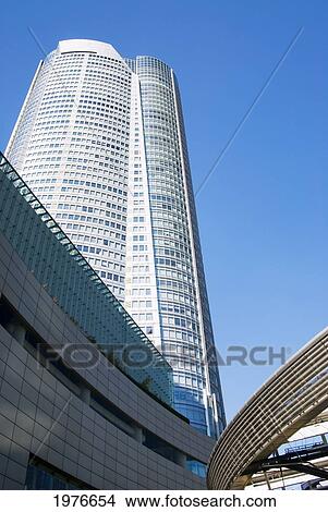 Japan, Roppongi Hills; Tokyo, Upward View Of Mori Tower View Large Photo Image Picture - Japan, Roppongi Hills; Tokyo, Upward View Of Mori Tower. Fotosearch