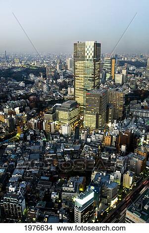 Japan, Roppongi; Tokyo, Aerial View Of Tokyo Midtown Building View Large Photo Image Picture - Japan, Roppongi; Tokyo, Aerial View Of Tokyo Midtown Building. Fotosearch