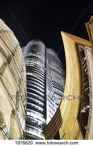 Japan, Roppongi; Tokyo, Futuristic Roppongi Hills Mori Tower At Night View Large Photo Image Stock Image - Japan, Roppongi; Tokyo, Futuristic Roppongi Hills Mori Tower At Night. Fotosearch