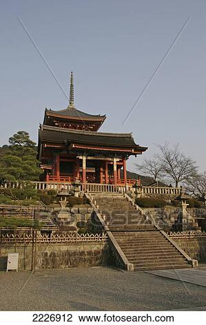 Japan, The Pagoda at Kiyomizu-dera; Kyoto View Large Photo Image Stock Image - Japan, The Pagoda at Kiyomizu-dera; Kyoto. Fotosearch