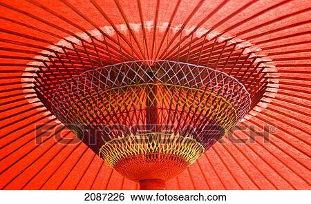 Japan, Tokyo, Asakusa, Red open umbrella. View Large Photo Image Stock Photograph - Japan, Tokyo, Asakusa, Red open umbrella.. Fotosearch
