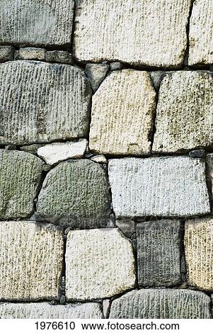 Stock Image - Japan, Tokyo, Imperial Palace, Higashi-Gyoen, Higashi-Gyoen, East Gardens, Palace Stonewall.. Fotosearch