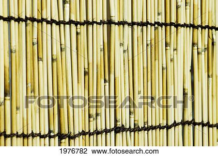 Stock Image - Japan, Tokyo, Meiji Jingu Shrine, Texture Of Bamboo.. Fotosearch