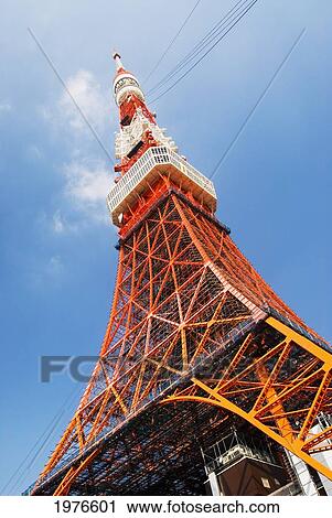 Stock Image - Japan, Tokyo Tower; Tokyo. Fotosearch
