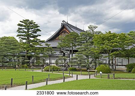 Japan, Walkway And Trees In Front Of Traditional Japanese Architecture; Tokyo View Large Photo Image Stock Image - Japan, Walkway And Trees In Front Of Traditional Japanese Architecture; Tokyo. Fotosearch
