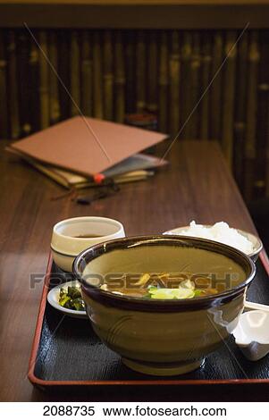 Stock Photography - Japanese Meal; Nara, Japan. Fotosearch