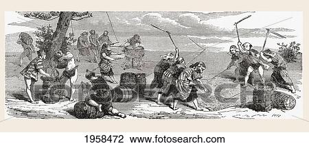 Japanese Workers Using Scythes To Harvest Rice In Japan In The 19Th Century. From El Mundo En La Mano Published 1875. View Large Photo Image Stock Image - Japanese Workers Using Scythes To Harvest Rice In Japan In The 19Th Century. From El Mundo En La Mano Published 1875.. Fotosearch