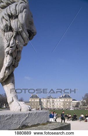 Jardin Du Luxembourg View Large Photo Image Stock Photo - Jardin Du Luxembourg. Fotosearch
