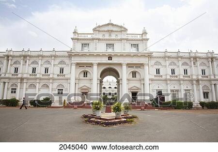 Stock Image - Jay Vilas Palace, Gwalior, Madhya Pradesh, India. Fotosearch