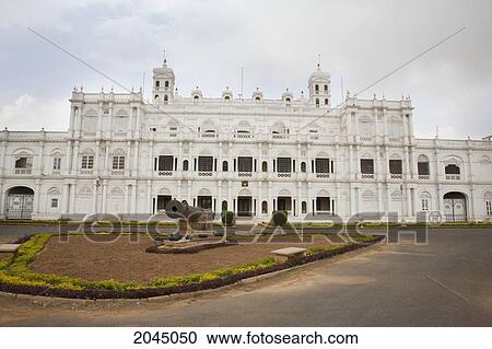 Stock Image - Jay Vilas Palace, Gwalior, Madhya Pradesh, India. Fotosearch