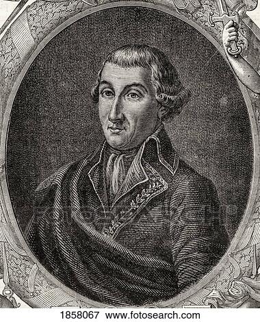 Stock Photo - Jean Baptiste Camille Canclaux, 1740-1817. French General During The French Revolution. From Histoire De La Revolution Francaise By Louis Blanc. Fotosearch