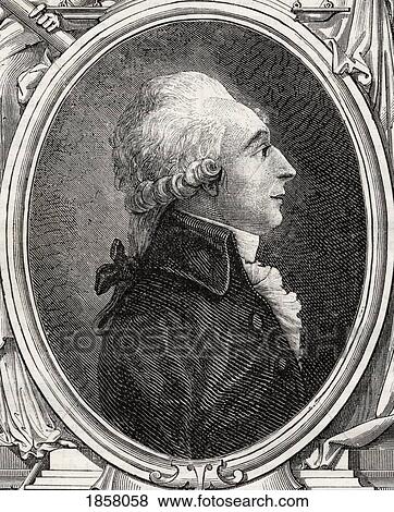 Stock Photo - Jean-Baptiste Du Val-De-Grace, Baron Of Cloots, Also Known As Anacharsis Cloots, 1755-1794. French Revolutionist. From Histoire De La Revolution Francaise By Louis Blanc. Fotosearch