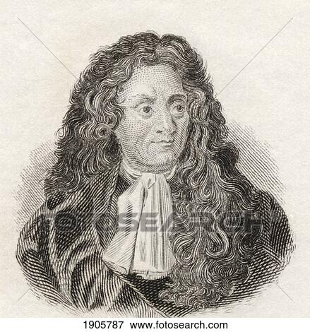 Stock Photo - Jean De La Fontaine, 1621 To 1695. French Fabulist And Poet. From Crabb's Historical Dictionary Published 1825.. Fotosearch