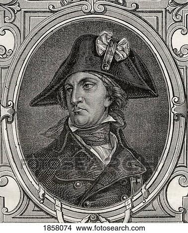 Picture - Jean-Nicolas Stofflet, 1751-1796. Vendean General And Royalist During The French Revolution. From Histoire De La Revolution Francaise By Louis Blanc. Fotosearch