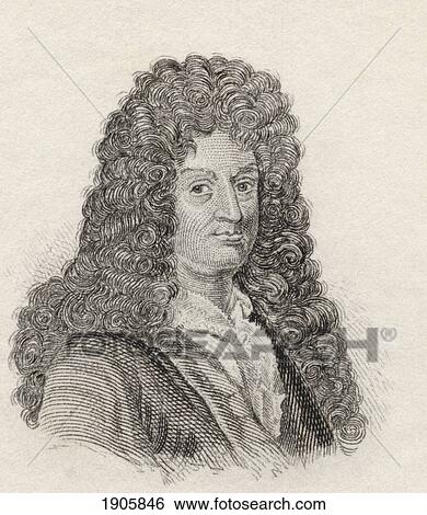 Stock Photograph - Jean Racine, 1639 To 1699. French Dramatist And Poet. From Crabb's Historical Dictionary Published 1825.. Fotosearch