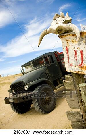 Jeep And Skull In Cabo Polonio, Uruguay, South America View Large Photo Image Stock Photo - Jeep And Skull In Cabo Polonio, Uruguay, South America. Fotosearch