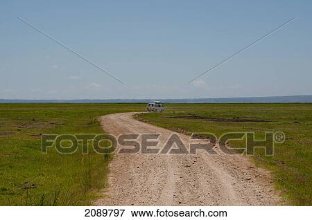Jeep On Kilimanjaro Road At Amboseli, Kenya View Large Photo Image Stock Photo - Jeep On Kilimanjaro Road At Amboseli, Kenya. Fotosearch