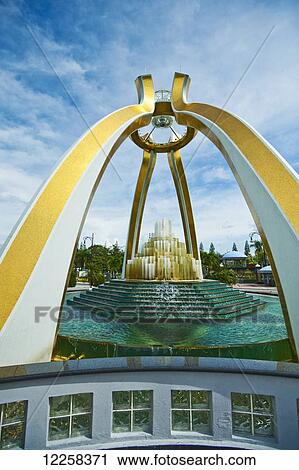 Stock Image - Jerudong Park Monument; Bandar Seri Begawan, Brunei. Fotosearch