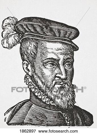 Stock Photo - Joachim Du Bellay C. 1525 ÃƒÆ’Ã‚Â» 1560. French Poet, Critic, And A Member Of The Pl? iade. From Science And Literature In The Middle Ages By Paul Lacroix Published London 1878. Fotosearch