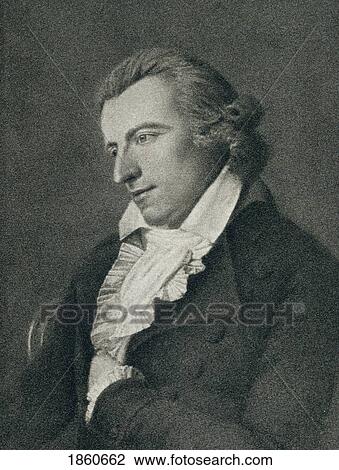 Stock Image - Johann Christoph Friedrich Von Schiller 1759 To 1805 German Philosopher, Historian, Poet And Dramatist From 19Th Century Engraving. Fotosearch