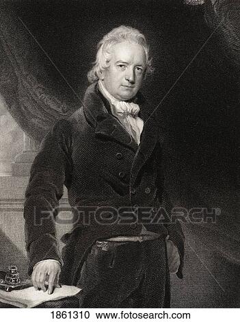Stock Image - John Abernethy 1764 To 1831 English Surgeon And Teacher Engraved By J Cochran After Sir T Lawrence From The Book National Portrait Gallery Volume Ii Published C 1835. Fotosearch