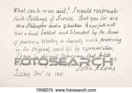 Stock Photography - John Adams, 1735. Fotosearch