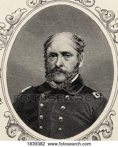 Stock Image - John Ancrum Winslow, 1811-1873. Union Naval Commander During The American Civil War. Rear Admiral In The United States Navy.. Fotosearch
