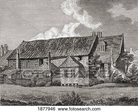John Bunyan's Meeting House, Zoar Street, Gravel Lane, Southwark, London, England, Built 1687. John Bunyan, 1628 To 1688. Christian Writer And Preacher. From The Book Short History Of The English People By J. R. Green Published London 1893. View Large Photo Image Stock Photograph - John Bunyan's Meeting House, Zoar Street, Gravel Lane, Southwark, London, England, Built 1687. John Bunyan, 1628 To 1688. Christian Writer And Preacher. From The Book Short History Of The English People By J. R. Green Published London 1893.. Fotosearch