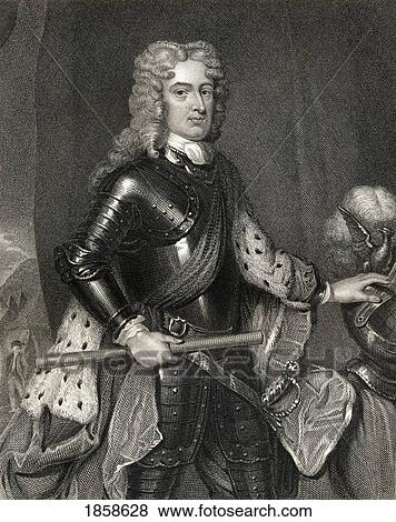 Stock Photo - John Churchill, 1St Duke Of Marlborough, 1650-1722. Imperial Prince, English General. From The Book ÃƒÂ¢Ã¢â€šÂ¬Ã…â€œLodgeÃƒÂ¢Ã¢â€šÂ¬Ã¢â€žÂ¢S British PortraitsÃƒÂ¢Ã¢â€šÂ¬Ã‚Â Published London 1823.. Fotosearch