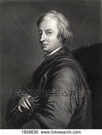 Stock Image - John Dryden 1631-1700. English Poet, Dramatist And Literary Critic. From The Book ÃƒÂ¢Ã¢â€šÂ¬Ã…â€œGallery Of PortraitsÃƒÂ¢Ã¢â€šÂ¬Ã‚Â Published London 1833.. Fotosearch