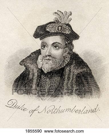Stock Image - John Dudley 1501 ÃƒÂ¢Ã¢â€šÂ¬Ã¢â‚¬Å“ 1553 1St Duke Of Northumberland Tudor General Admiral And Politician De Facto Ruler Of England From The Book Crabbs Historical Dictionary Published 1825. Fotosearch