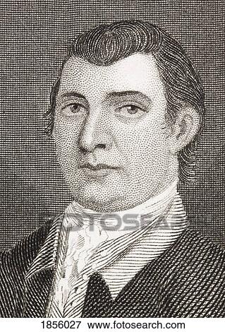 Stock Photo - John Glover 1732 - 1797. American Fisherman, Merchant And Military Leader. Brigadier General During The American Revolutionary War. From The Book Gallery Of Historical Portraits Published C. 1880.. Fotosearch
