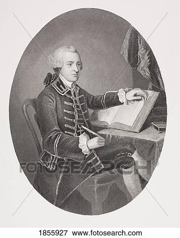 Stock Photo - John Hancock 1737 - 1793 American Revolutionary Leader Signatory Of Declaration Of Independence. From The Book Gallery Of Historical Portraits Published C. 1880.. Fotosearch