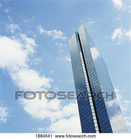 Stock Image - John Hancock Tower, Copley Square, Boston. Fotosearch