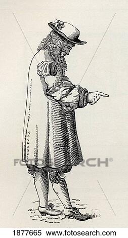 Stock Photography - John Lilburne, 1614 To 1657, Aka Freeborn John. English Political Agitator Before, During And After English Civil Wars. From The Book Short History Of The English People By J. R. Green Published London 1893.. Fotosearch