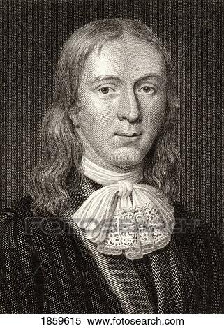 Stock Photography - John Milton, 1608-1674. English Poet. 19Th Century Print Engraved By Charles Pye From The Painting By C. Janfsen.. Fotosearch