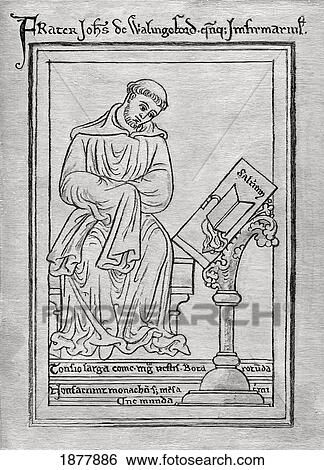 John Of Wallingford, Infirmarius At St Albans, Abbey, England, After The Drawing Attributed To Matthew Parish. From The Book Short History Of The English People By J. R. Green, Published London 1893 View Large Photo Image Stock Photograph - John Of Wallingford, Infirmarius At St Albans, Abbey, England, After The Drawing Attributed To Matthew Parish. From The Book Short History Of The English People By J. R. Green, Published London 1893. Fotosearch