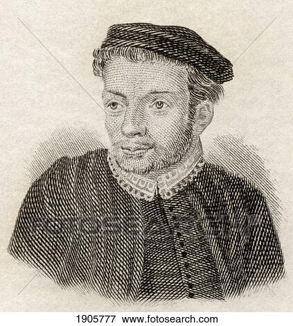 Stock Photo - John Skelton, C. 1460 To 1529. English Poet. From Crabb's Historical Dictionary Published 1825.. Fotosearch