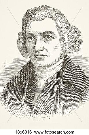 Stock Photograph - John Smeaton 1724 - 1792. English Engineer And The Founder Of The Civil Engineering Profession In Great Britain. From The National And Domestic History Of England By William Aubrey Published London Circa 1890. Fotosearch