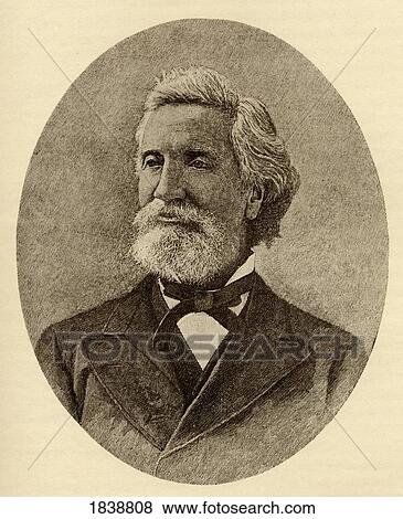 Stock Photo - John Townsend Trowbridge, 1827-1916. American Author. From The Book The Masterpiece Library Of Short Stories, American, Volume 15ÃƒÂ¢Ã¢â€šÂ¬Ã‚Â. Fotosearch