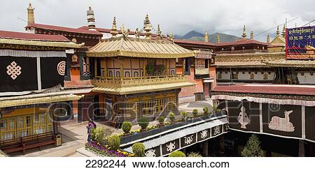 Picture - Jokhang Temple; Lhasa, Xizang, China. Fotosearch