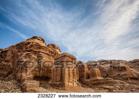 Jordan, Obelisk Tomb; Petra View Large Photo Image Stock Photo - Jordan, Obelisk Tomb; Petra. Fotosearch
