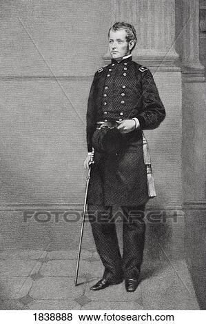 Joseph Hooker 1814 - 1879. Union General In American Civil War From Painting By Alonzo Chappel View Large Photo Image Stock Photo - Joseph Hooker 1814 - 1879. Union General In American Civil War From Painting By Alonzo Chappel. Fotosearch