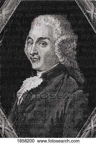 Stock Image - Joseph-Ignace Guillotin, 1738-1814. French Physician. Engraved By Pannemaker. From Histoire De La Revolution Francaise By Louis Blanc.. Fotosearch