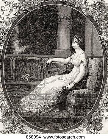 Josephine Beauharnais 1763 1814 Original Name Marie Josaƒae A A C Phe Rose Tascher De La Pagerie Also Josaƒae A A C Phine Bonaparte Empress Queen Of France And Italy From Histoire De La Revolution Francaise By Louis Blanc Picture Fotosearch