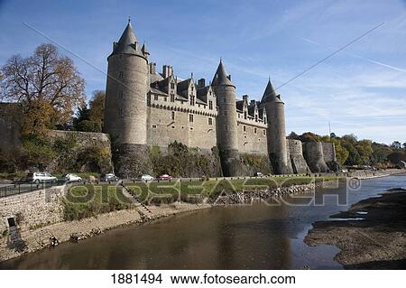 Picture - Josselin Castle; Brittany, France. Fotosearch