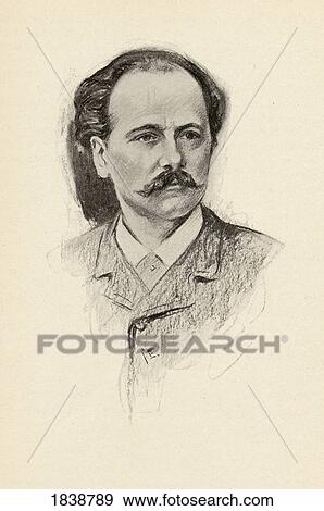 Stock Photo - Jules FrÃƒÆ’Ã‚Â©dÃƒÆ’Ã‚Â©ric Massenet, 1842-1912. French Composer. Portrait By Chase Emerson. American Artist 1874-1922. Fotosearch