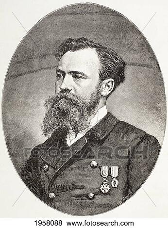 Jules Nicolas Crevaux, 1847 - 1882. French Military Doctor And Amazon Explorer. From El Mundo Ilustrado, Published Barcelona, Circa 1880. View Large Photo Image Stock Photo - Jules Nicolas Crevaux, 1847 - 1882. French Military Doctor And Amazon Explorer. From El Mundo Ilustrado, Published Barcelona, Circa 1880.. Fotosearch