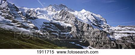 Stock Photography - Jungfrau, Above Kleine Scheidegg, Bernese Alps, Bernese Oberland, Switzerland. Fotosearch